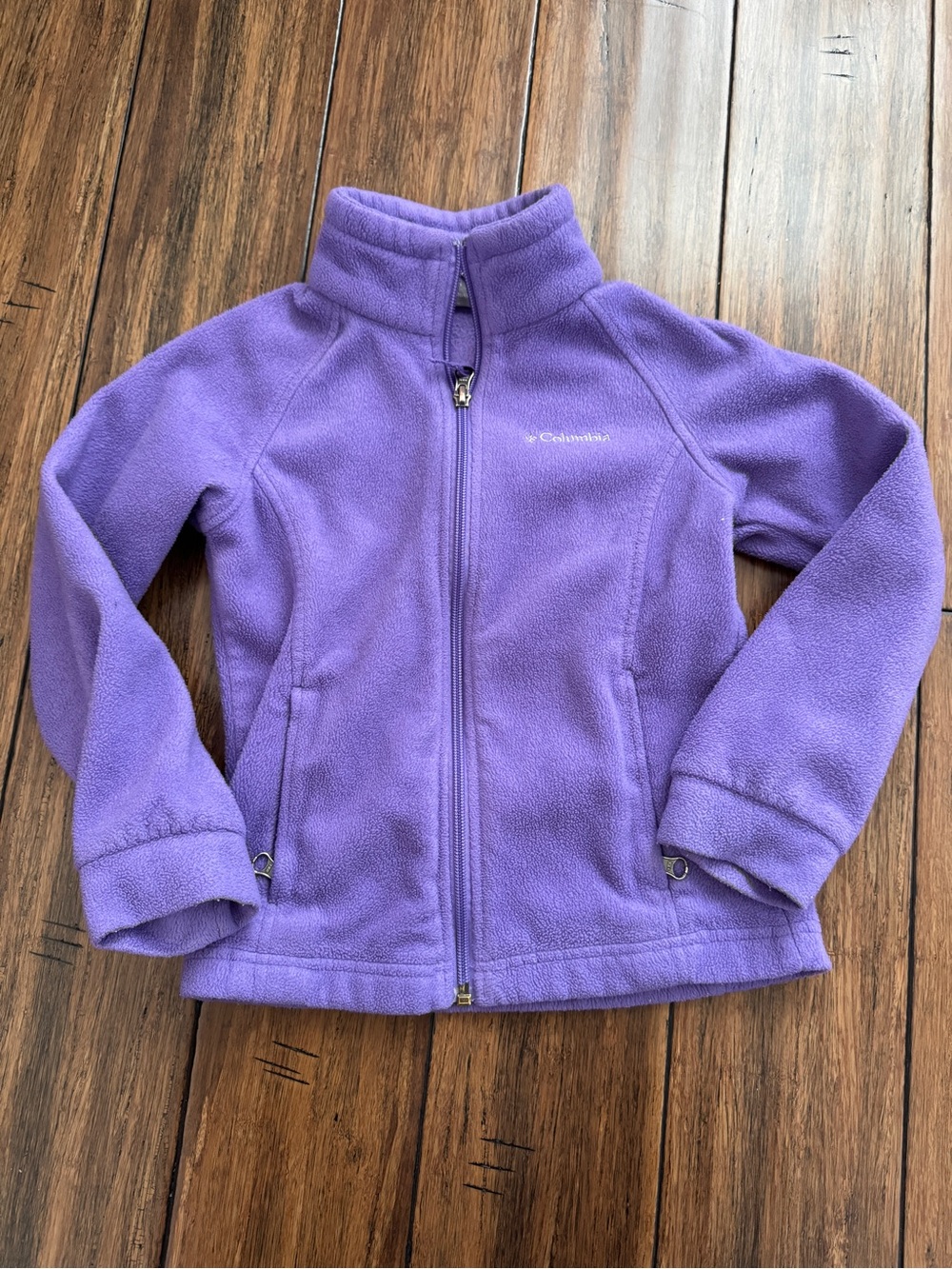Columbia Kids Purple Full-Zip Fleece Jacket